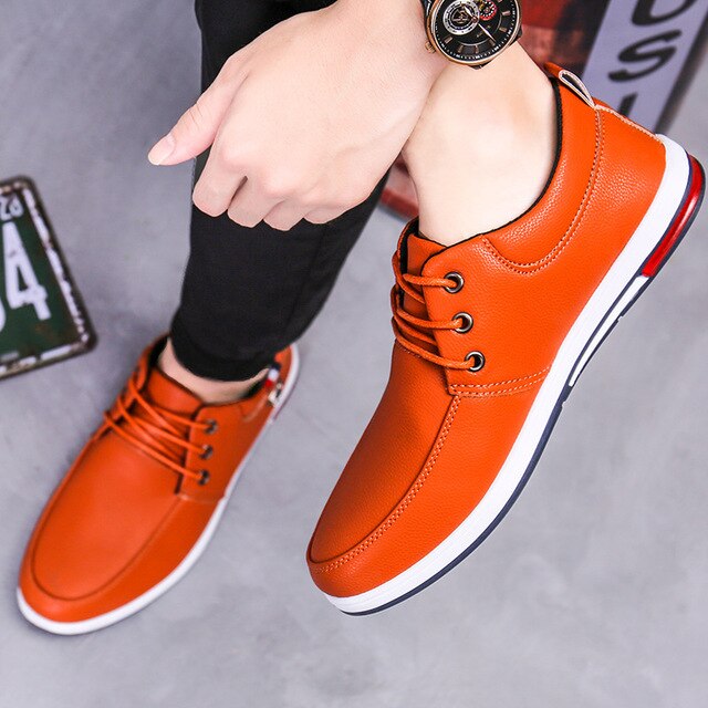 Fashion Men Casual Shoes Sneakers Men Shoes Adult Footwea men's wild youth board shoes Doudou shoes plus velvet warm work shoes - LiveTrendsX