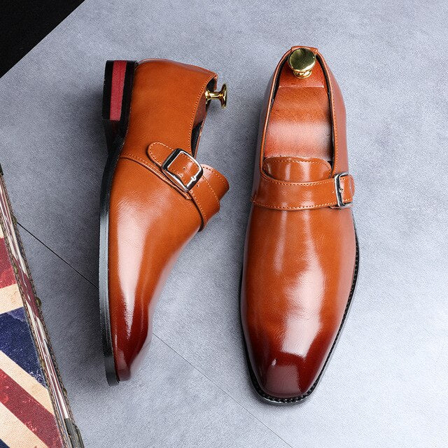 Men Oxford Dress Shoes Formal Leather Shoes Casual Classic Mens Shoes - LiveTrendsX
