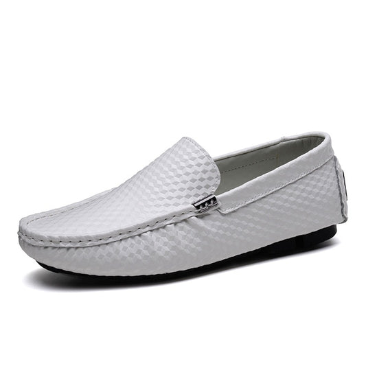 New men's shoes  spring and autumn brand luxury leather fashion comfortable comfortable lightweight loafers large size 47 - LiveTrendsX