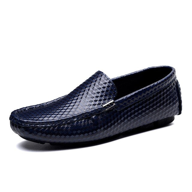 New men's shoes  spring and autumn brand luxury leather fashion comfortable comfortable lightweight loafers large size 47 - LiveTrendsX