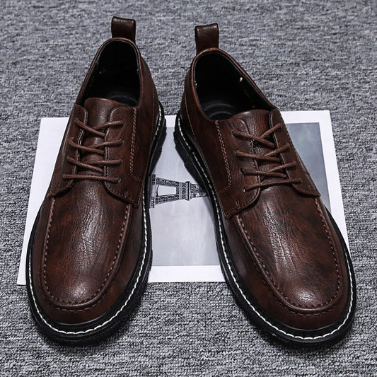 New men's shoes  spring and autumn brand designer high quality luxury outdoor breathable anti slip casual forLace-up shoes - LiveTrendsX