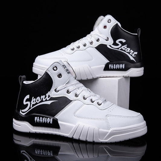 Off White Sneakers Men Zapatillas Hombre Casual High Top Shoes AJ Fashion Skateboard Jeans Shoes - LiveTrendsX
