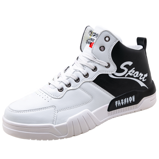 Off White Sneakers Men Zapatillas Hombre Casual High Top Shoes AJ Fashion Skateboard Jeans Shoes - LiveTrendsX