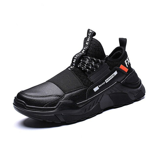 Hot Sell Vulcanize Shoes Men Casual Outdoor Leather Sneakers Men Shoes Breathable Lace-Up Thick Bottom Walking Shoes Size 39-44 - LiveTrendsX