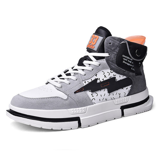 New Casual Shoes For Men Fashion Leather Shoes Man High Quality Mens Flats Casual Sneakers Rubber Bottom Mens Lace Up Sneakers - LiveTrendsX