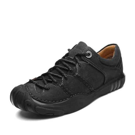 Men Casual Shoes Loafers Men Hiking Shoes Quality Genuine Leather Shoes Man Flats Hot Sale Moccasins Shoes - LiveTrendsX