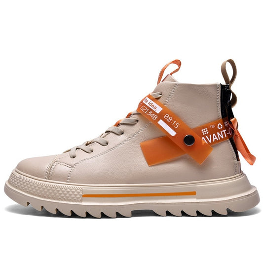 Times New Roman Winter New Men Sneakers Ankle boots High Top Men Shoes Retro leather Casual Men Boots Male Casual boots - LiveTrendsX