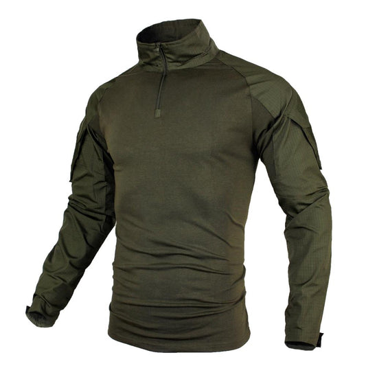Big Size S-5XL Men Military Shirts Combat Uniform Long Sleeve Airsoft Paintball tactical Shirts Camouflage Breathable - LiveTrendsX