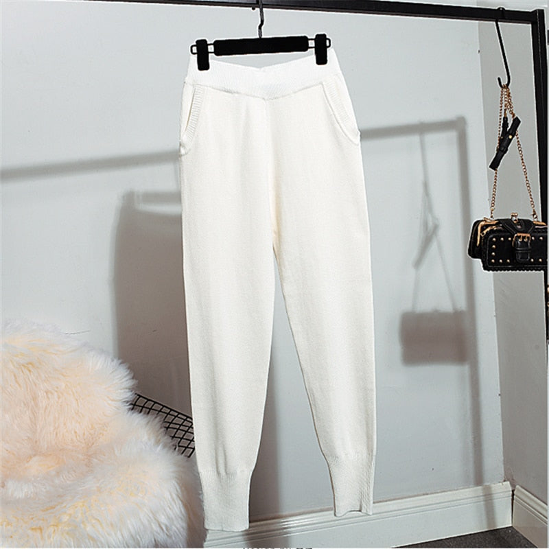 Knitwear 2 Piece Suits Women Fashion