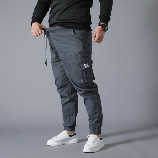Wear-resistant Multi-pocket Cargo Pants Trousers Plus Size work overalls Jogger Super Loose Men Cotton Casual Pants - LiveTrendsX