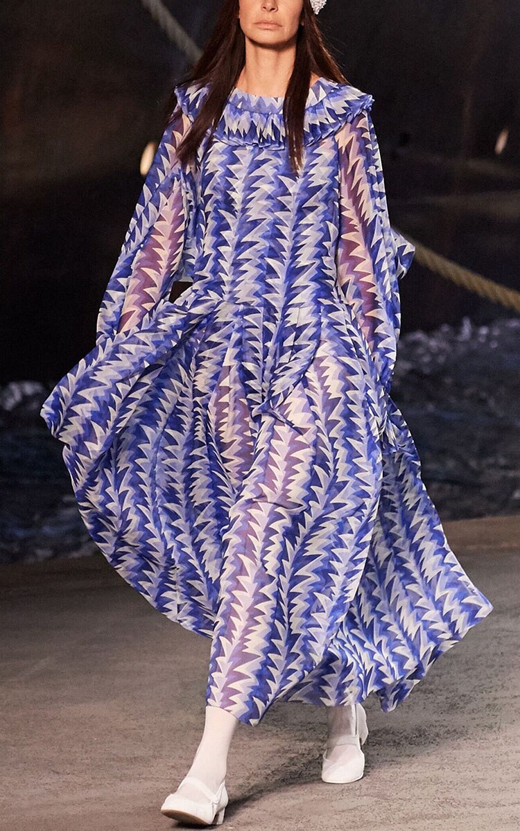 Print Top+Suspender Skirt Elegant Cool Woman Suit