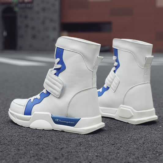 High Quality Fashion Winter Men's Martin Boots Warm Working Boots Lace Up Men's Desert Boots Round Toe High Top Shoes - LiveTrendsX