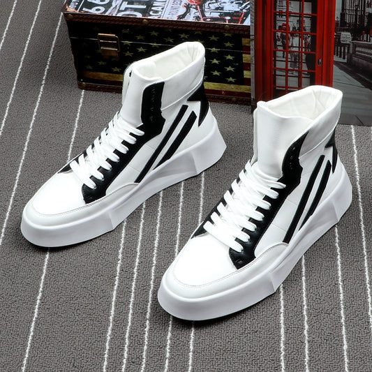 Men Fashion Ankle Boots High Quality High Top Short Boots Autumn Winter Spring Men Shoes Botas Hombre Sneakers - LiveTrendsX