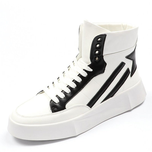 Men Fashion Ankle Boots High Quality High Top Short Boots Autumn Winter Spring Men Shoes Botas Hombre Sneakers - LiveTrendsX