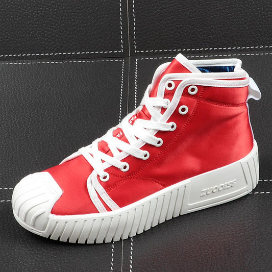 Men Fashion Casual Shoes Spring Autumn Luxury Designer Thick Bottom Leisure Board Shoes Male High Top Sneakers - LiveTrendsX