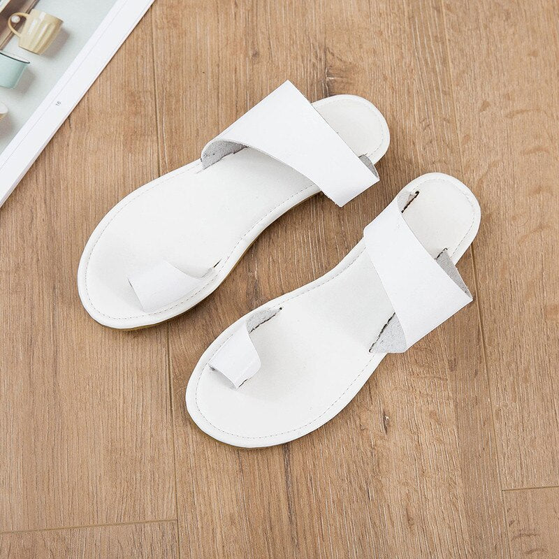 New Shoes Women Summer Flip Flops Casual Slippers Low Heel Beach Open Toe Shoes Slippers for Women Sapato Feminino - LiveTrendsX