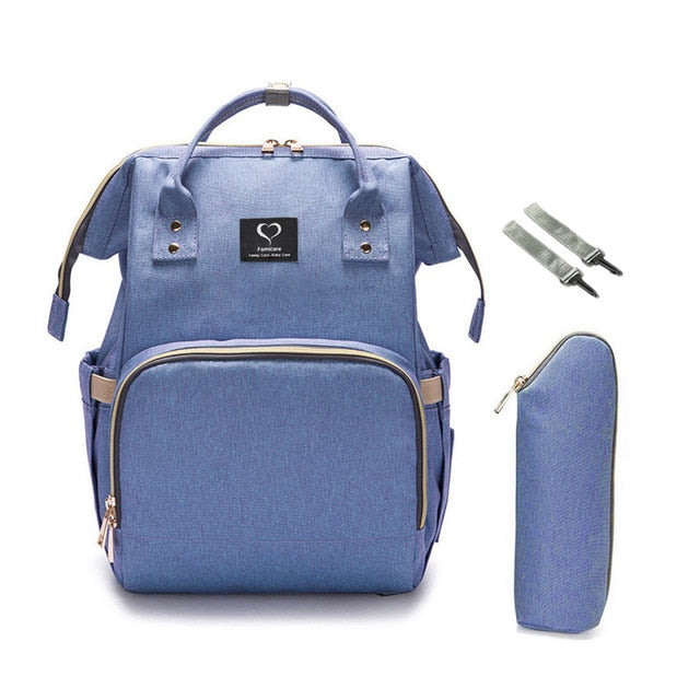 Diaper Backpack Large Capacity Nappy Bag Waterproof Maternity Travel Nursing Bags Baby Care Stroller Handbags USB design - LiveTrendsX