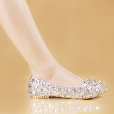 Crystal Shoes Cinderella Women Heels For Evening Party