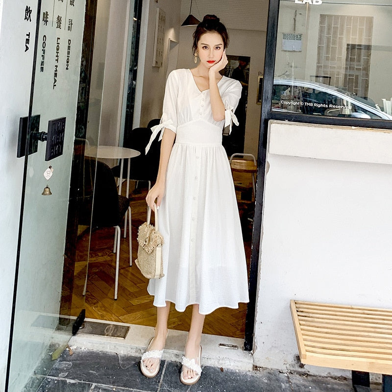 Women Clothing Long Sleeve Maxi Dress Oversized Kaftan Shirt Dress Plus Summer - LiveTrendsX