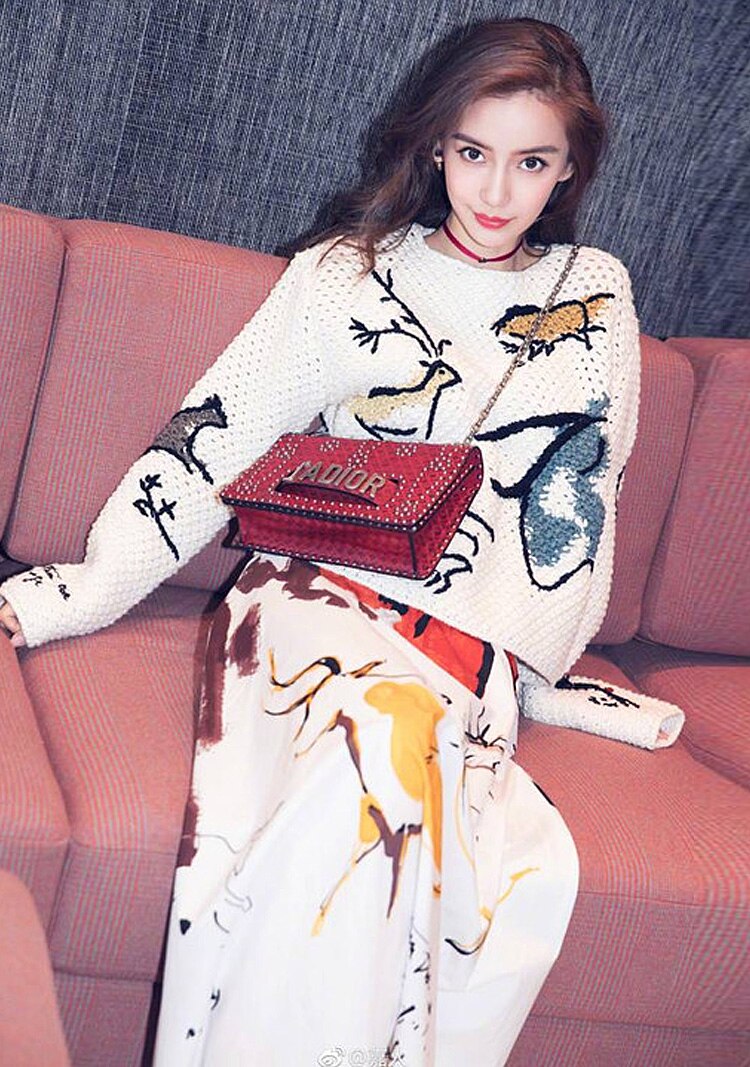 New Fashion High Quality Runway 2020 Spring Women'S Party Office Vintage Elegant Hollow Out Long Sleeve Sweater Half Skirt Set - LiveTrendsX