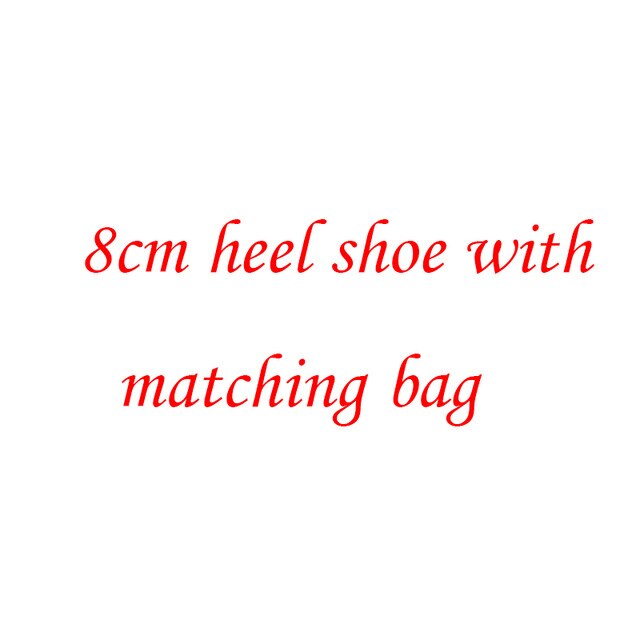 Golden pearl crystal wedding shoes and bag Sets Fashion women's Round Pumps High shoes party Dress shoes with matching bags - LiveTrendsX