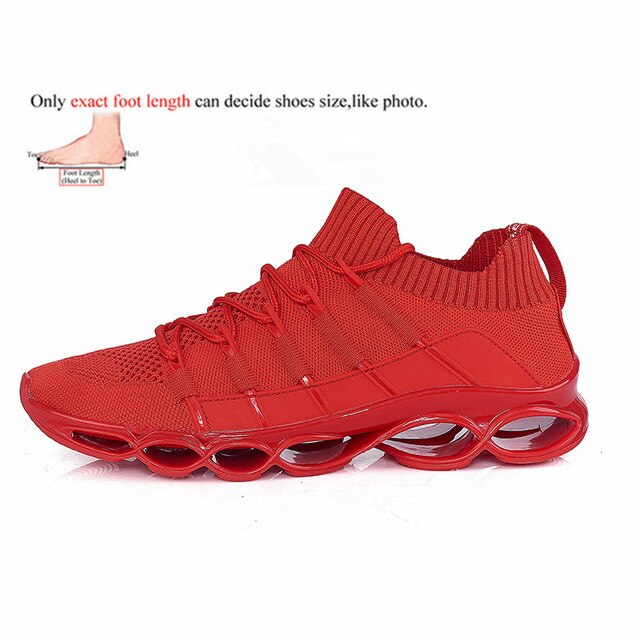 Men Sneakers New Fishbone Blade Shoes For Men Big Size 39-47# Comfortable Men's Casual Red Bottom Shoes Chaussure Homme - LiveTrendsX