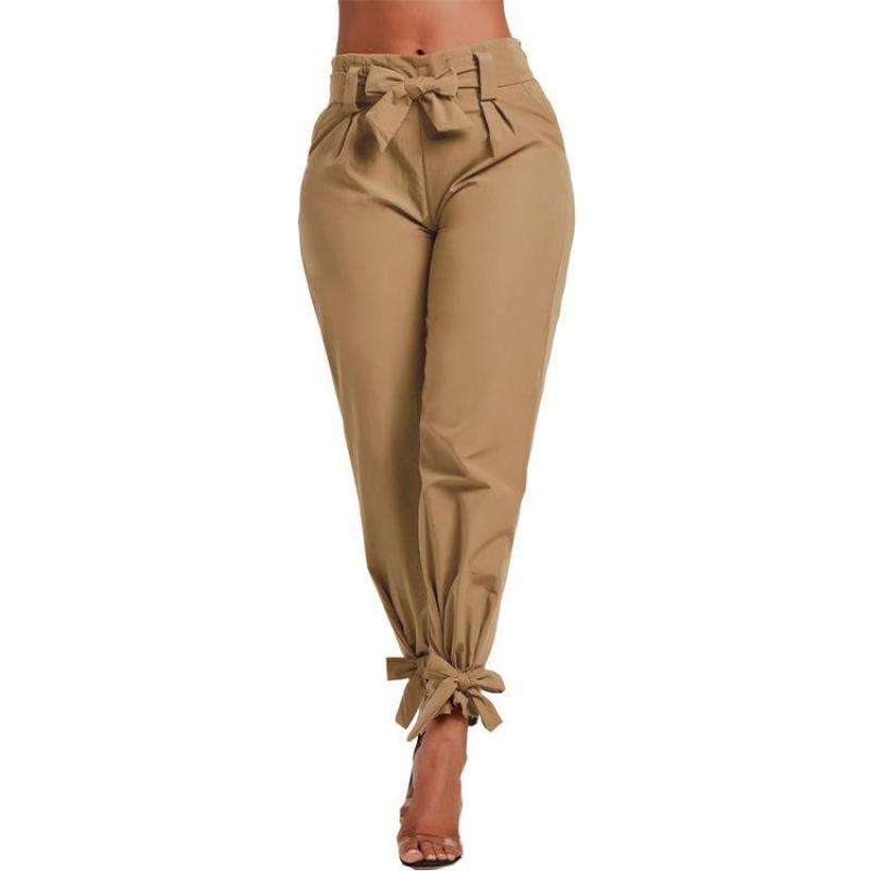 Ladies'casual Trousers Solid Color Waist-closing SlacksPants Fashionable Pants Plus Size - LiveTrendsX