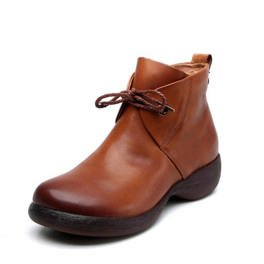 Women Shoes Retro 2020 New Autumn Women  Genuine Leather Shoes Casual Women Or Ladies Shoes - LiveTrendsX