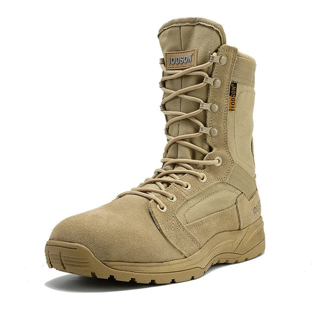 Outdoor Military Tactical Boots Men's Breathable Desert Combat Ankle Boots Autumn Military Shoes Three Colors - LiveTrendsX