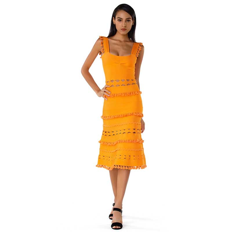 女性ファッション豪華なタッセルエレガントなパーティードレス