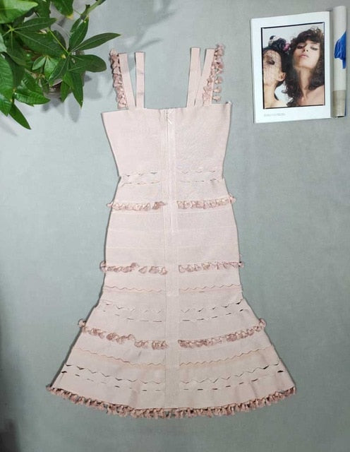 女性ファッション豪華なタッセルエレガントなパーティードレス