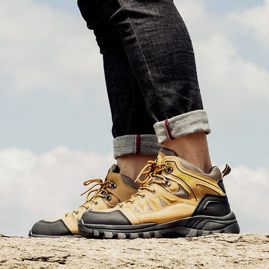 New Hot Style Men Waterproof Hiking Shoes Lightweight Breathable Camping Climbing Trekking Shoes Mountain Shoes Man - LiveTrendsX
