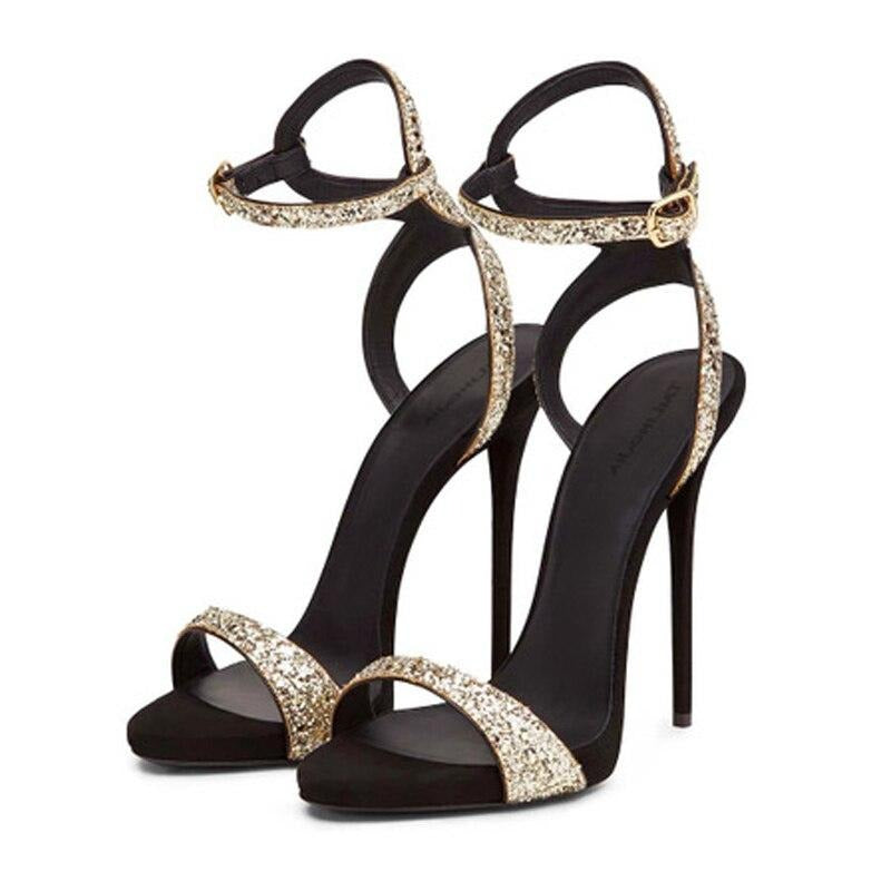 New Style Thin High Heels Glitter Sandals - LiveTrendsX
