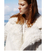 Load image into Gallery viewer, White Duck Down Jacket Winter Women Lapel Solid Female Thick Down Long Coat - LiveTrendsX

