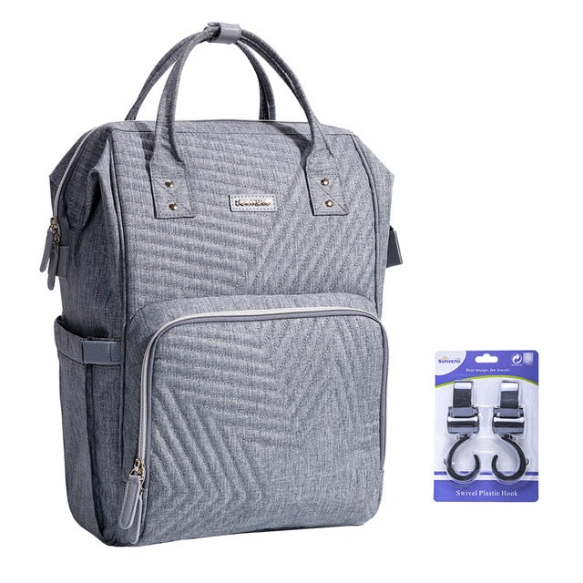 Fashion Diaper Bag Backpack Quilted Large Mum Maternity Nursing Bag Travel Backpack Stroller Baby Bag Nappy Baby Care - LiveTrendsX