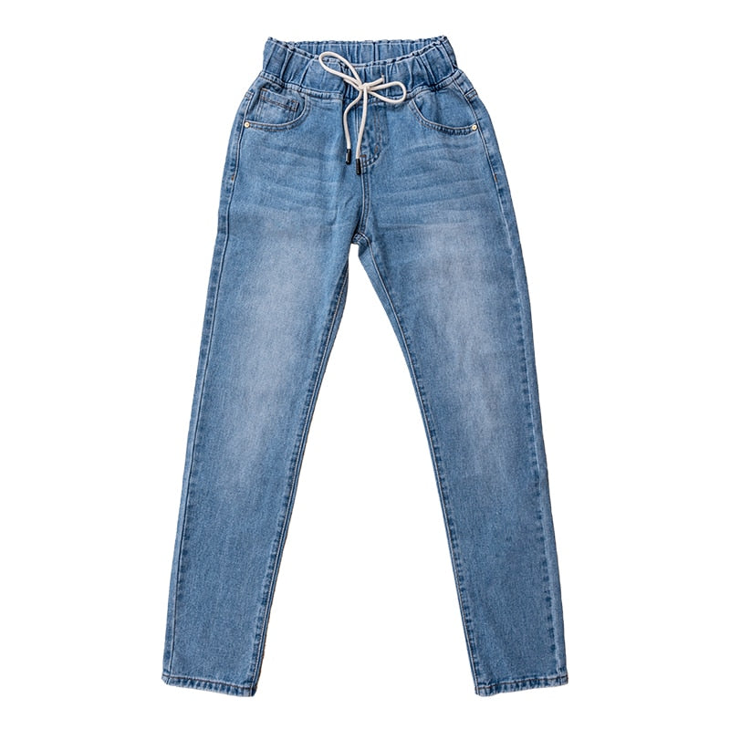 woman mom jeans pants boyfriend jeans for women with high waist push up large size ladies jeans denim 5xl 2019 - LiveTrendsX