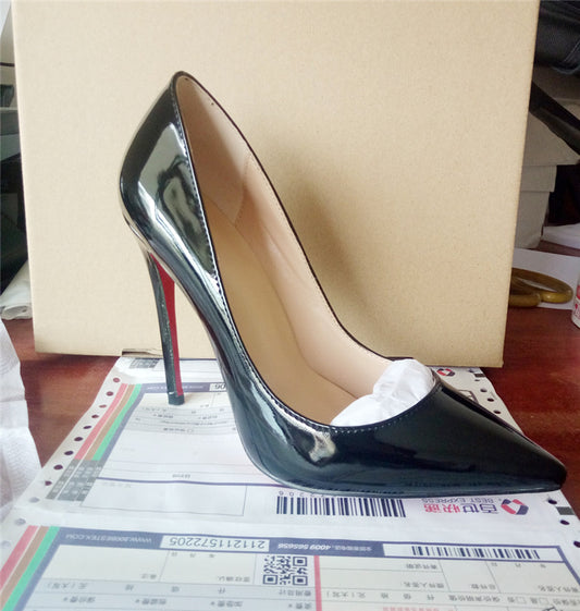 So Kate Pumps High Heels Shoes Woman Pigalle Nude Black Wedding Party Shoes Brand Ladies Patent Leather Red Dress Shoe and Bag - LiveTrendsX