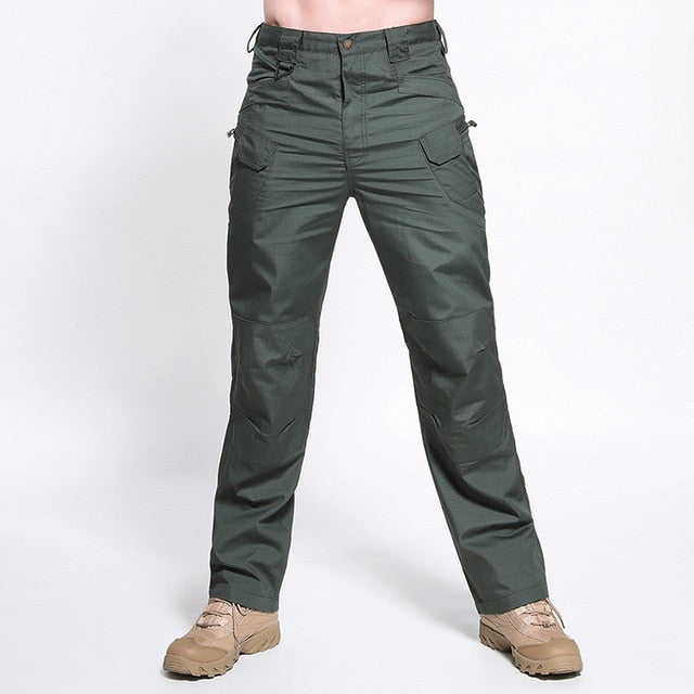 New Mens Tactical Pants Multiple Pocket Elasticity Military Urban Commuter Tacitcal Trousers Men Slim Fat Cargo Pant 6XL - LiveTrendsX