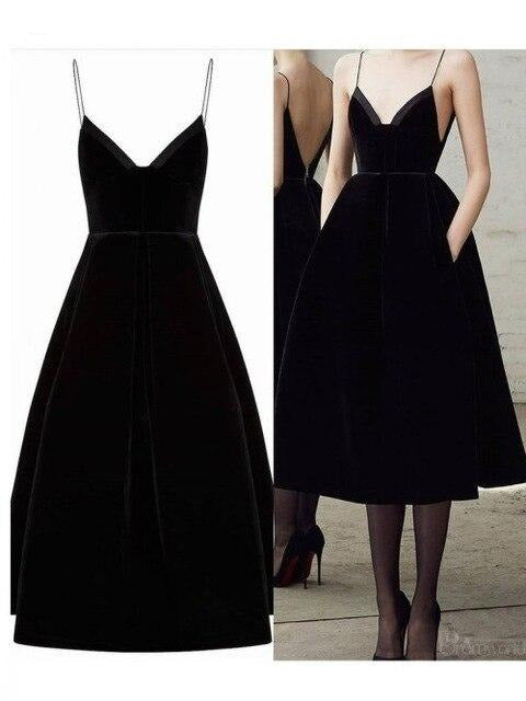 Simple Black Short Homecoming Dresses 2021 - LiveTrendsX