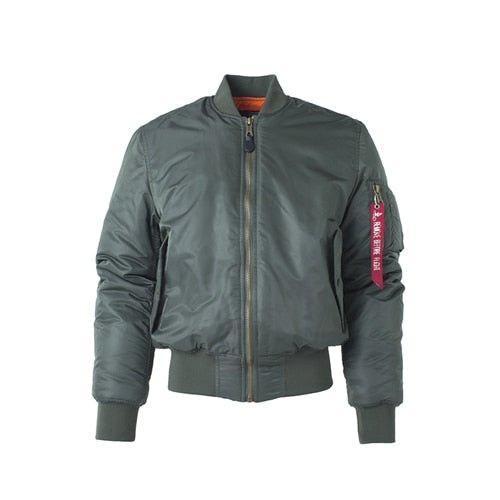 Military tactical Male Army Flight Bomber Jacket
