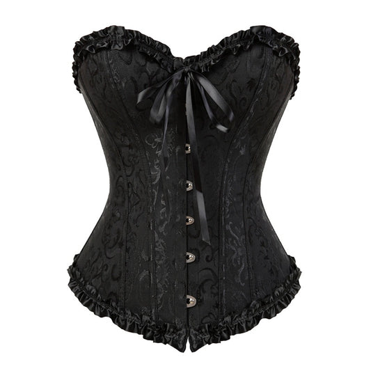 overbust corset sexy lace plus size women bustier corset - LiveTrendsX