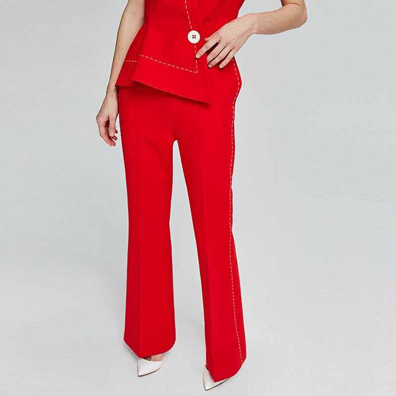 Jumpsuits Women Asymmetric Design Sleeveless Pockets Button Decoration 2 Colors Regular Elegant Style Ladies - LiveTrendsX