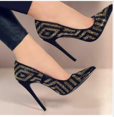 Women's Pumps Women Shoes thin high heels shoes elegant pointed toe Pumps fashion office 8cm zapatillas mujer - LiveTrendsX