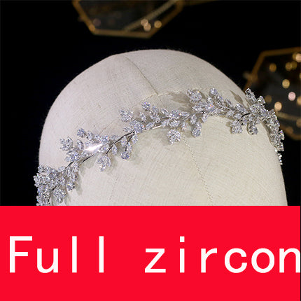 Classic Crystal Wedding Headwear Zirconia Hairband Bridal Hair Accessories