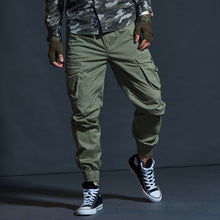 Load image into Gallery viewer, High Quality Khaki Casual Pants Men Military Tactical Joggers Camouflage Cargo Pants Multi-Pocket Fashions Black Army Trousers - LiveTrendsX
