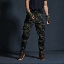 Load image into Gallery viewer, High Quality Khaki Casual Pants Men Military Tactical Joggers Camouflage Cargo Pants Multi-Pocket Fashions Black Army Trousers - LiveTrendsX
