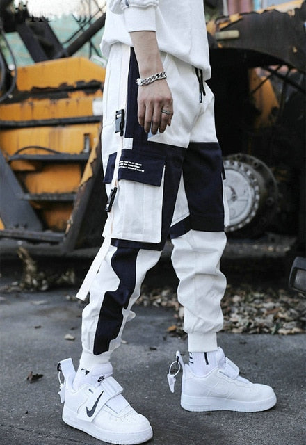 Streetwear Men's Multi Pockets Cargo Harem Pants Hip Hop Casual Male Track Pants Joggers Trousers Fashion Harajuku Men Pants - LiveTrendsX