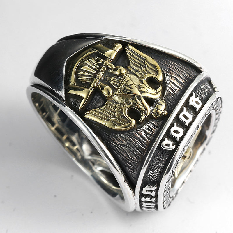 God Eye Ring Men Cubic Zircon Charm Hip Hop Jewelry