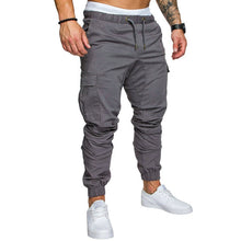 Load image into Gallery viewer, Autumn Men Pants Hip Hop Harem Joggers Pants 2020 New Male Trousers Mens Joggers Solid Multi-pocket Pants Sweatpants M-4XL - LiveTrendsX
