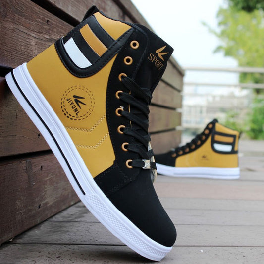Men's Skateboarding Shoes High Top Leisure Sneakers Breathable Street Shoes Sports Shoes Hip Hop Walking Shoes Chaussure Homme - LiveTrendsX